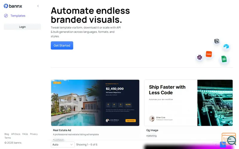 Screenshot of Bannx
