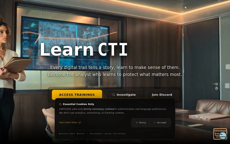 Screenshot of Limitless, a launch using Cloudflare Images