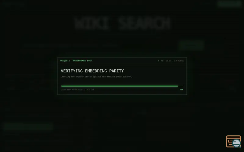 Screenshot of ParqDB