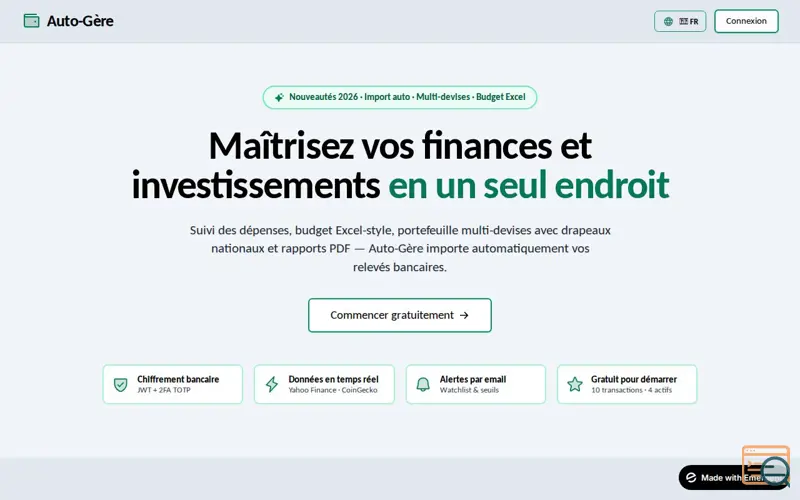 Screenshot of Auto-Gère
