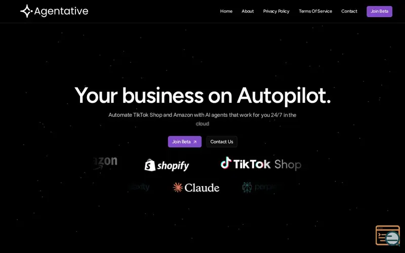Screenshot of Agentative