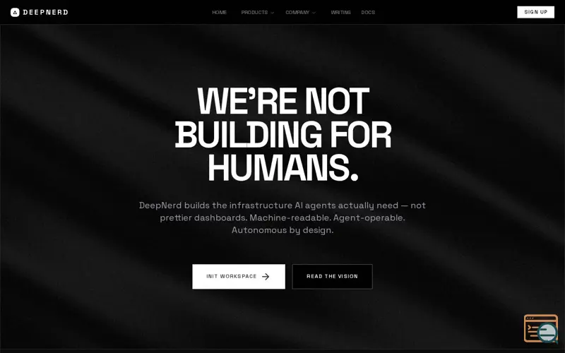Screenshot of DeepNerd