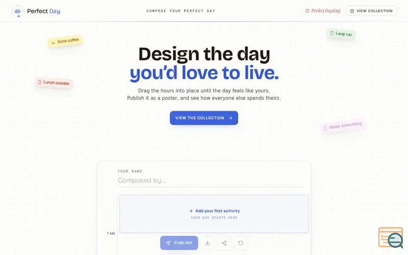 Screenshot of Perfect Day