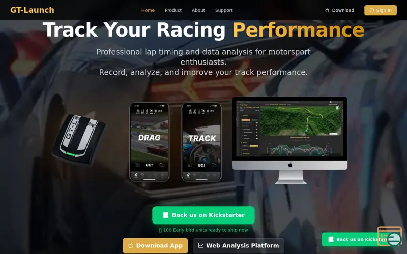 Screenshot of GTLaunch