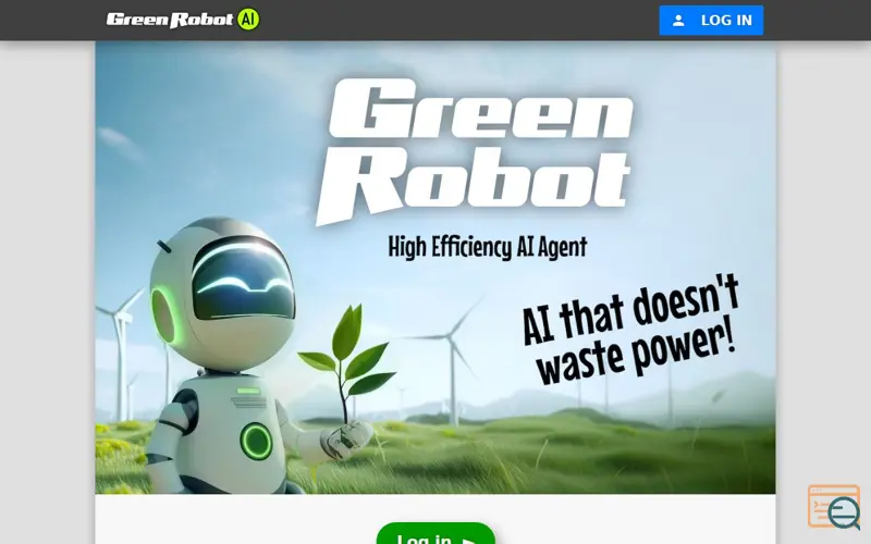 Screenshot of Green Robot