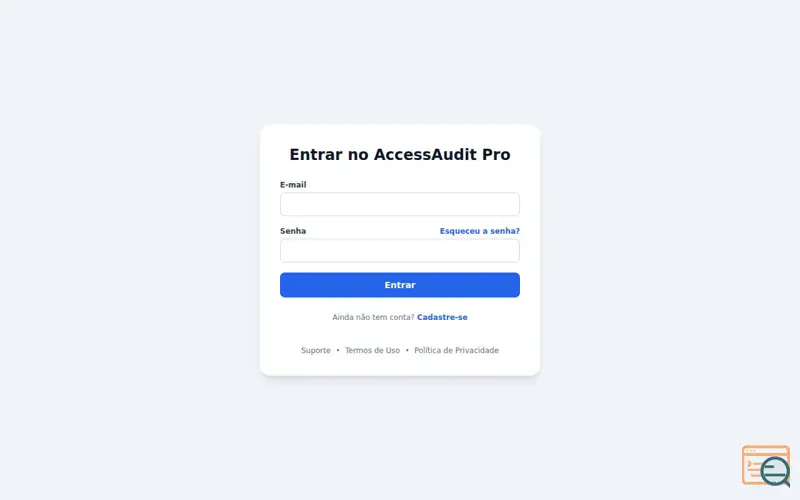 Screenshot of AccessAudit Pro