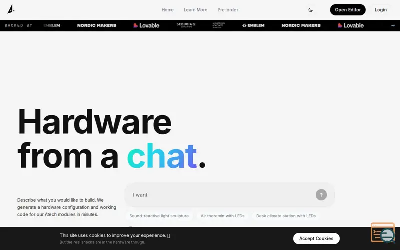 Screenshot of Atech