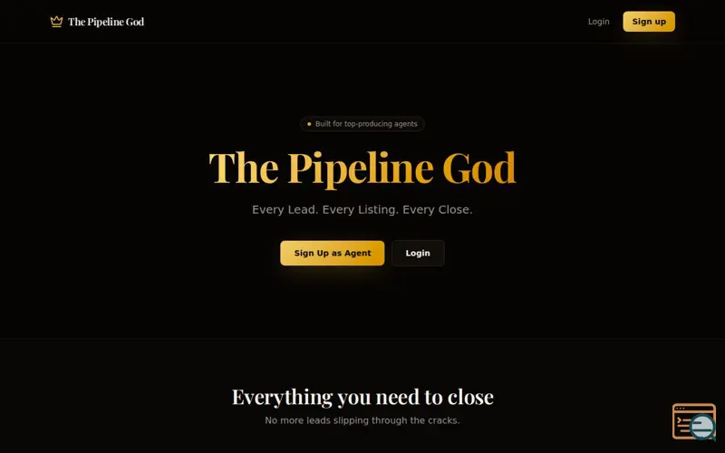 Screenshot of The Pipeline God 