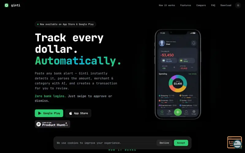 Screenshot of Ginti