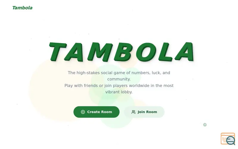 Screenshot of Tambola