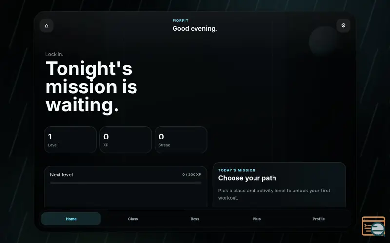 Screenshot of FiorFit 
