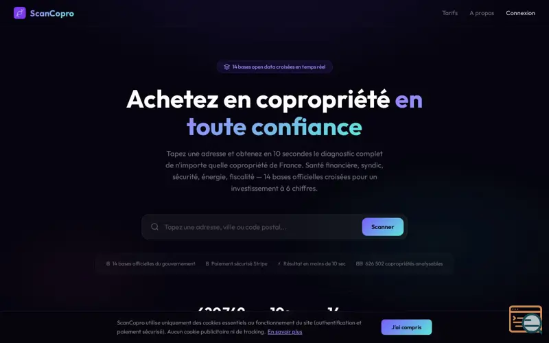 Screenshot of ScanCopro
