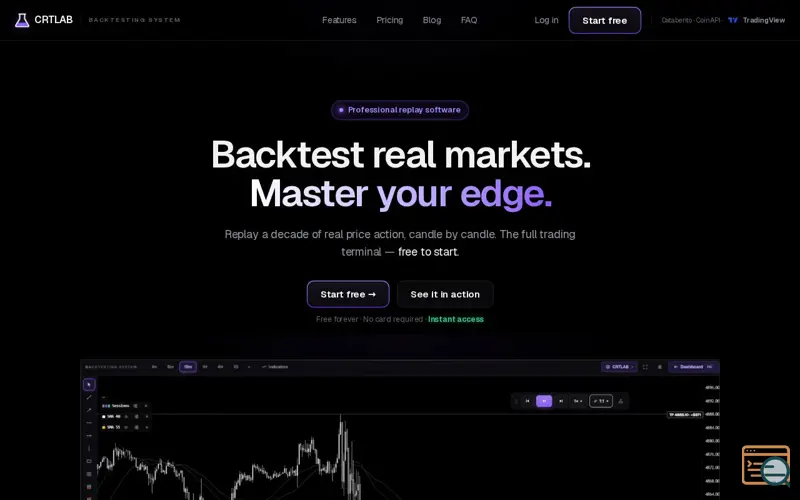 Screenshot of CRTLAB