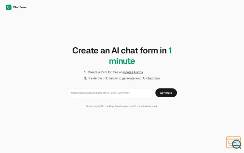 Screenshot of ChatForm