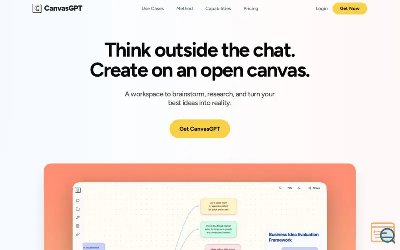 Screenshot of CanvasGPT