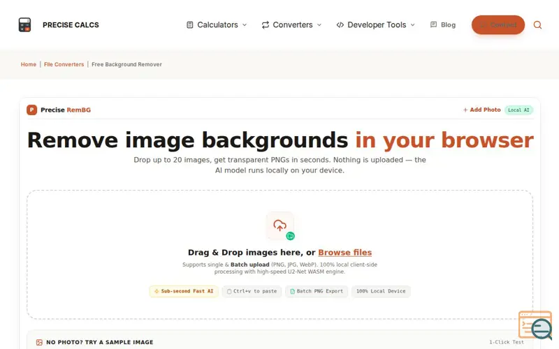 Screenshot of Free Background Remover