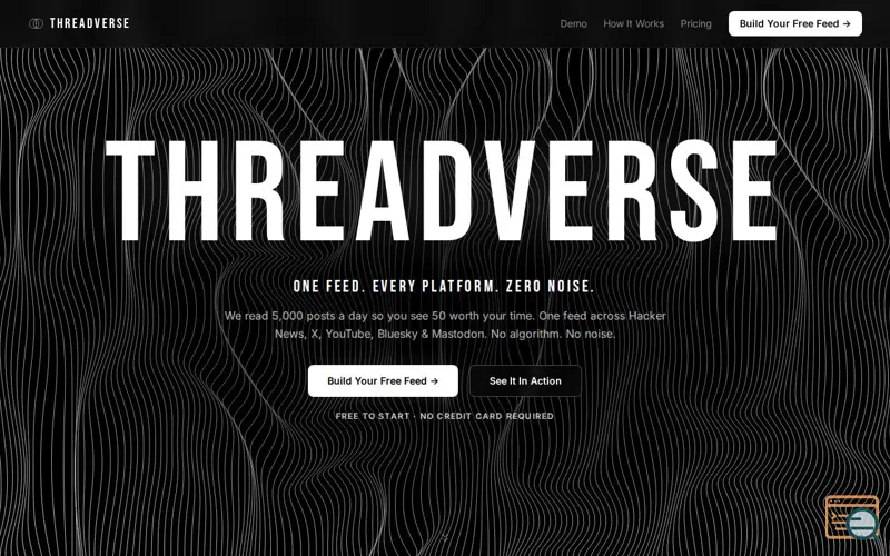 Screenshot of Threadverse