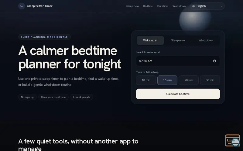 Screenshot of Sleep Better Timer