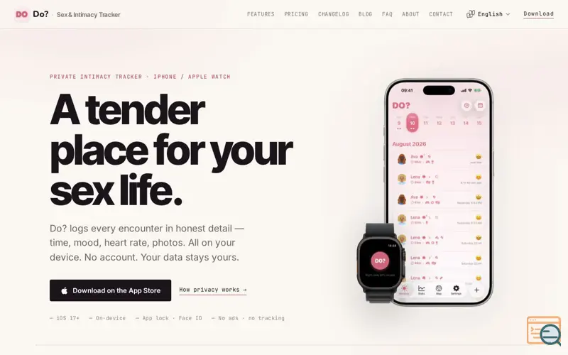 Screenshot of Do? - A tender place for your sex life.