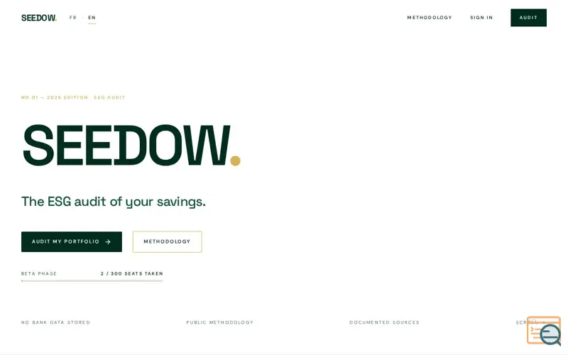 Screenshot of Seedow 