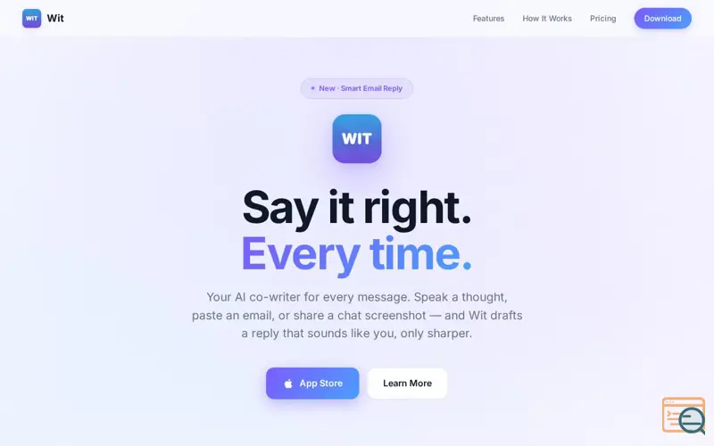 Screenshot of Wit - Communication Intelligence