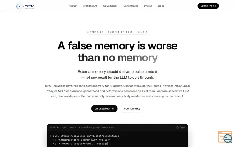 Screenshot of SPM — StellarPath Memory