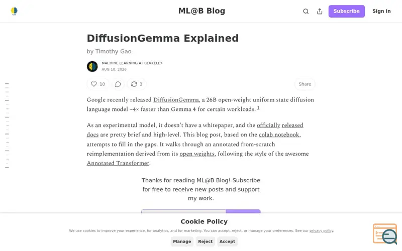 Screenshot of The Annotated DiffusionGemma