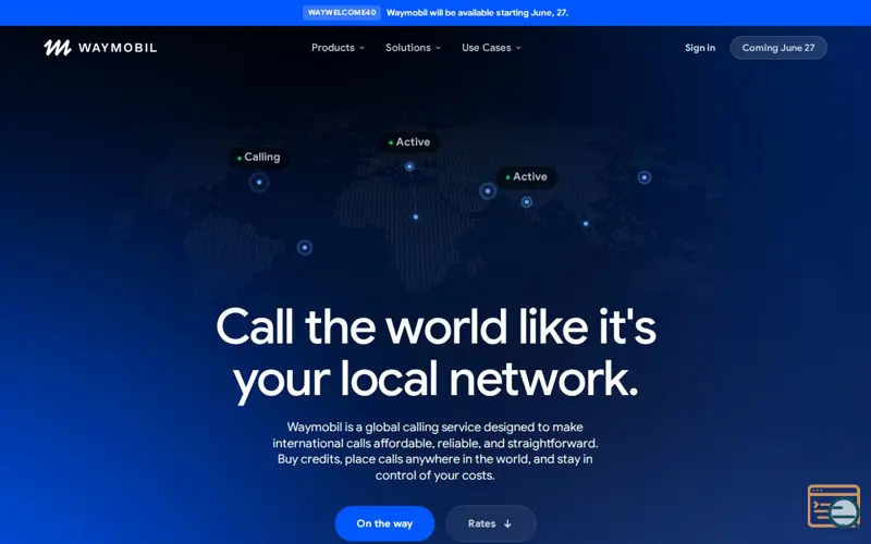Screenshot of Waymobil