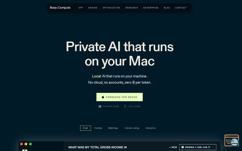 Screenshot of Basecompute