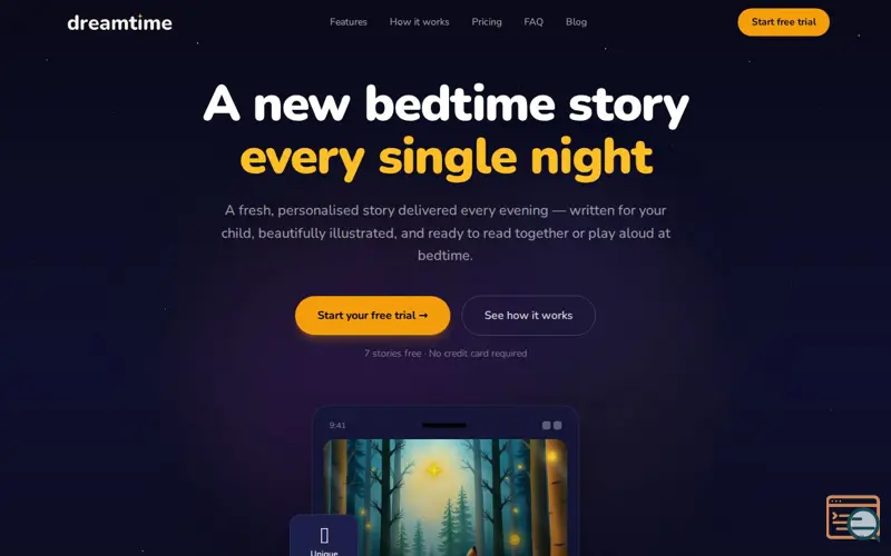Screenshot of Dreamtime