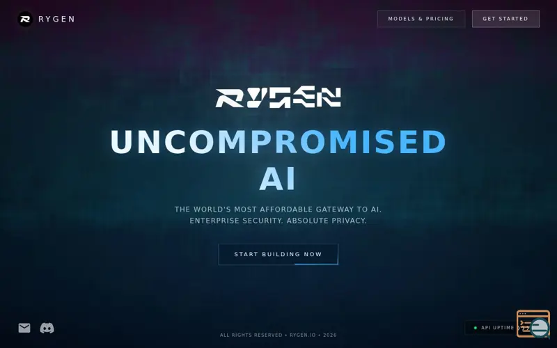 Screenshot of RYGEN