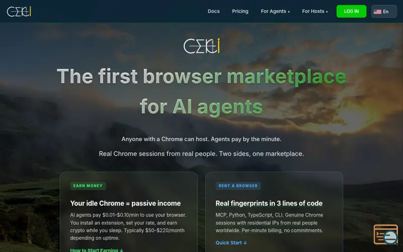Screenshot of Ceki Browser