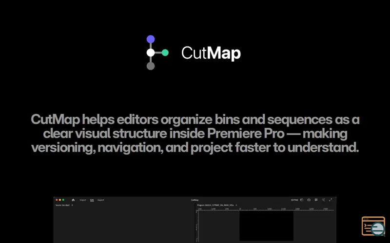 Screenshot of CutMap Landing