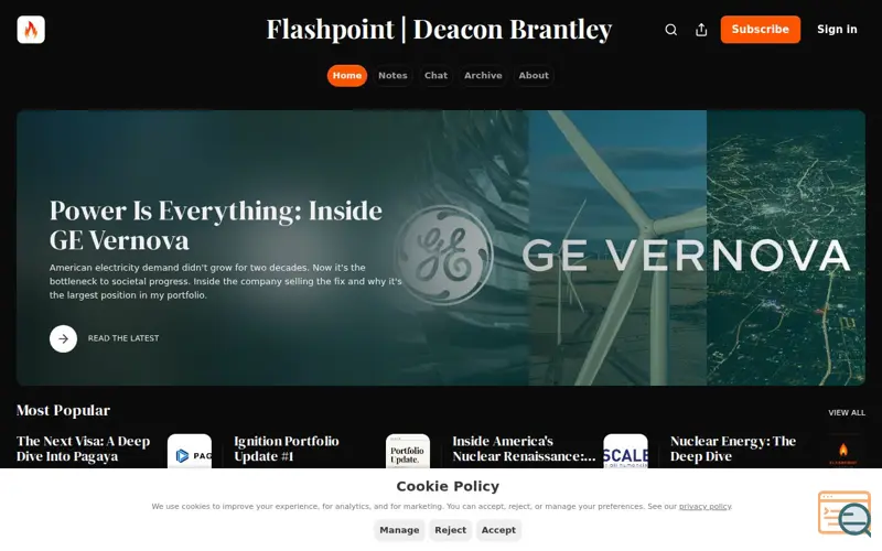 Screenshot of Flashpoint | Deacon Brantley
