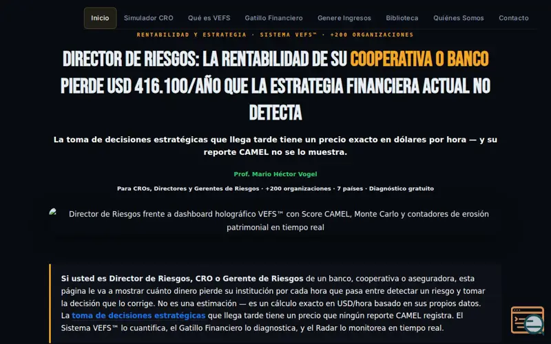 Screenshot of rentabilidadyestrategia.com