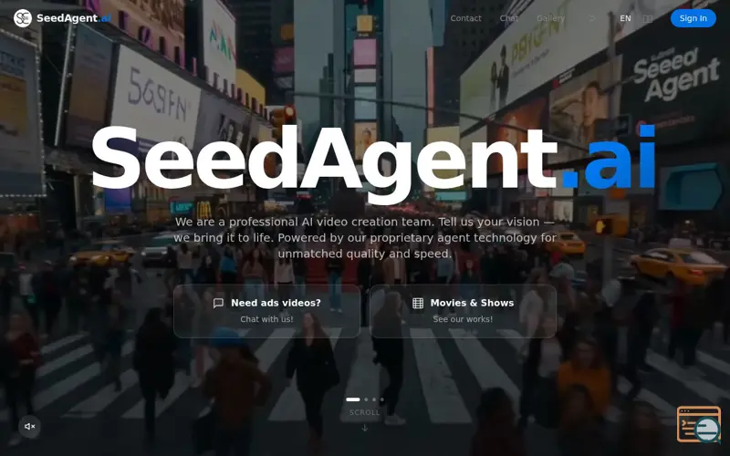 Screenshot of SeedAgent.ai