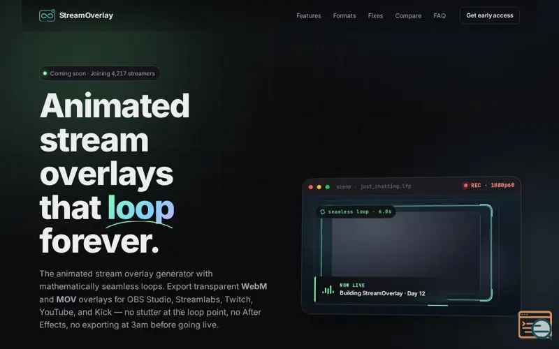 Screenshot of StreamOverlay