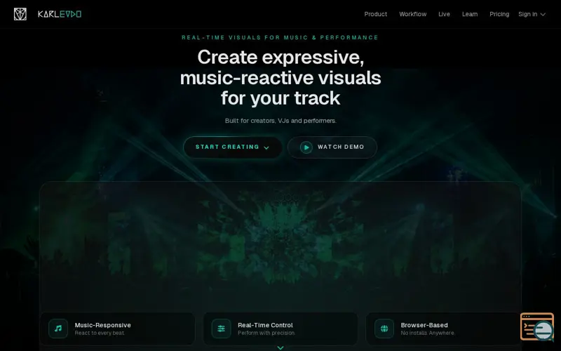 Screenshot of Karleido