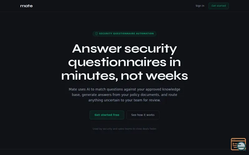 Screenshot of Mate