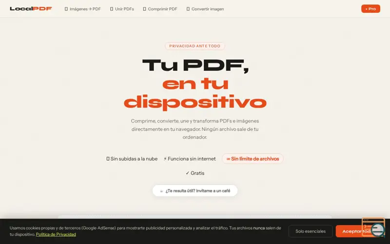 Screenshot of LocalPDF