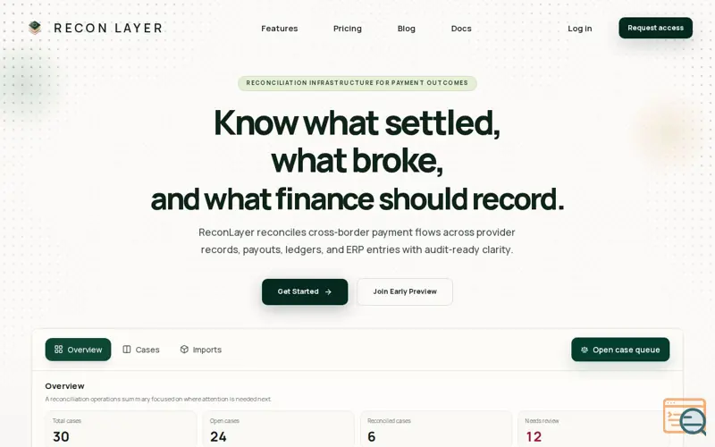 Screenshot of ReconLayer