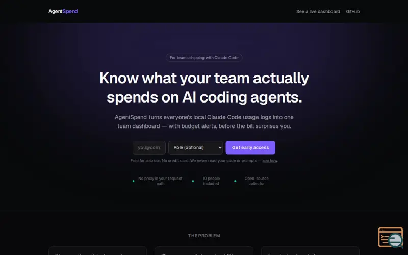Screenshot of AgentSpend