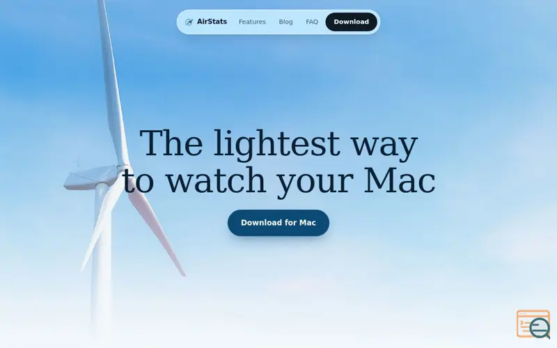Screenshot of AirStats