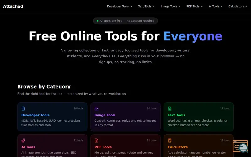Screenshot of AttachAD