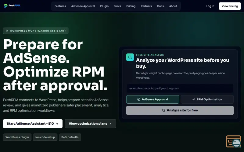 Screenshot of PushRPM