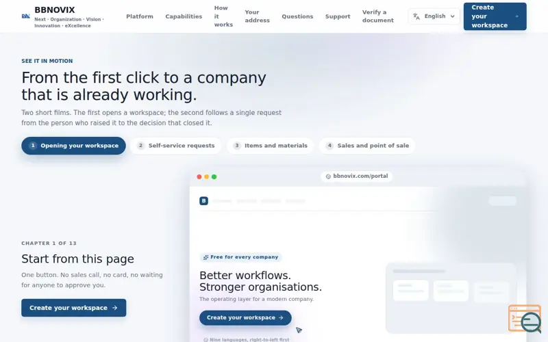 Screenshot of BBNovix