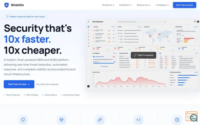 Screenshot of Shieldlix