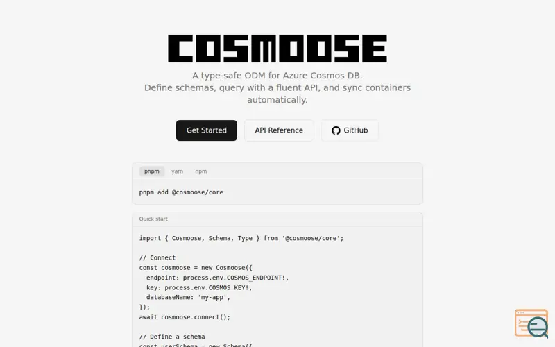 Screenshot of Cosmoose