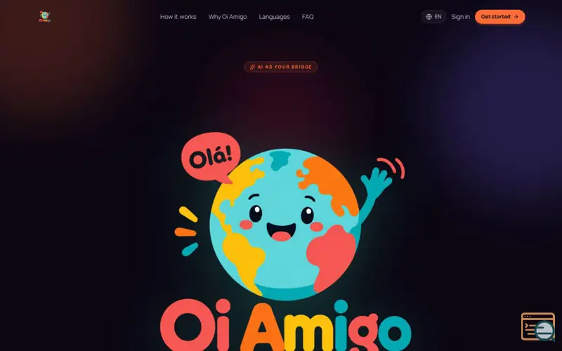 Screenshot of Oi Amigo
