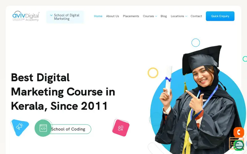Screenshot of AvivDigital